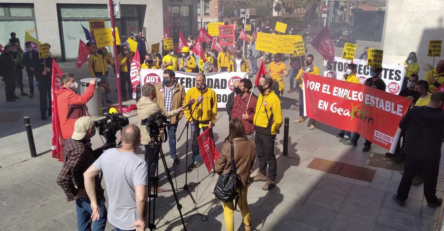 Geacam echa más leña al fuego filtrando oficiosamente que este verano recortará aún más la campaña de extinción de incendios