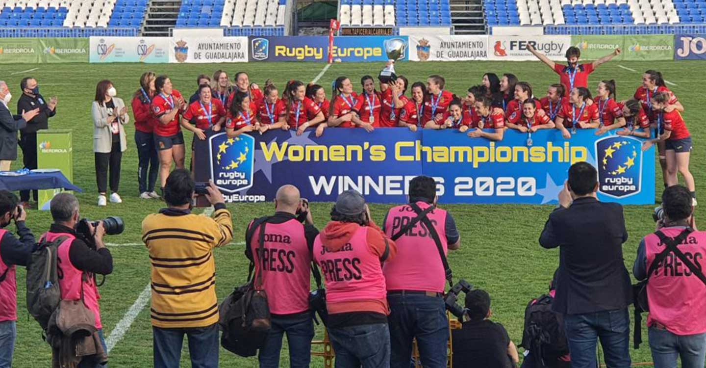 El Gobierno regional felicita a la selección española de rugby femenino por el campeonato de Europa conseguido en Guadalajara