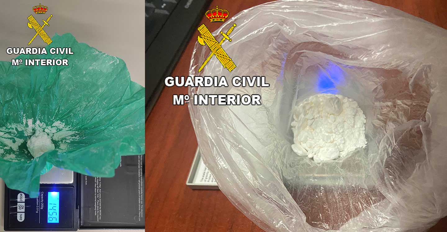 La Guardia Civil ha detenido en Molina de Aragón a tres personas por tráfico de drogas en distintos dispositivos