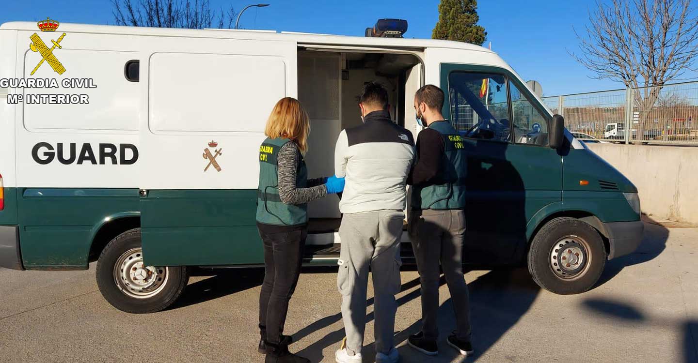 La Guardia Civil detiene a un grupo criminal dedicado al robo en salones de juego de la provincia de Guadalajara