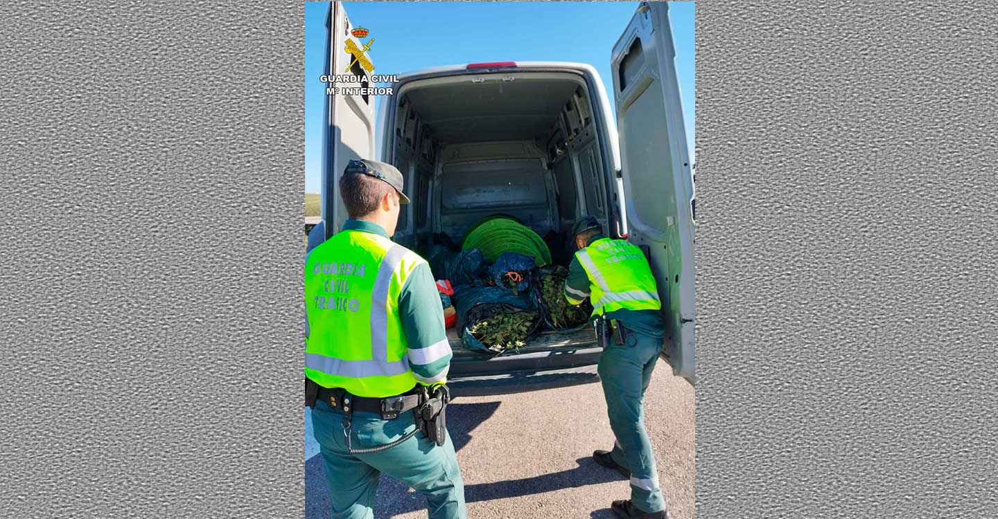 La Guardia Civil detiene a una persona por tráfico de drogas en la Autovía del Nordeste