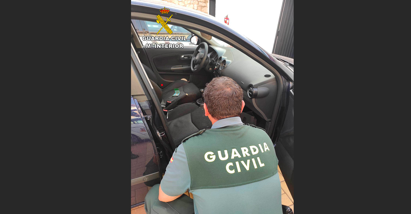 La Guardia Civil detiene en Torija a una persona con gran cantidad de antecedentes por la sustracción de un turismo