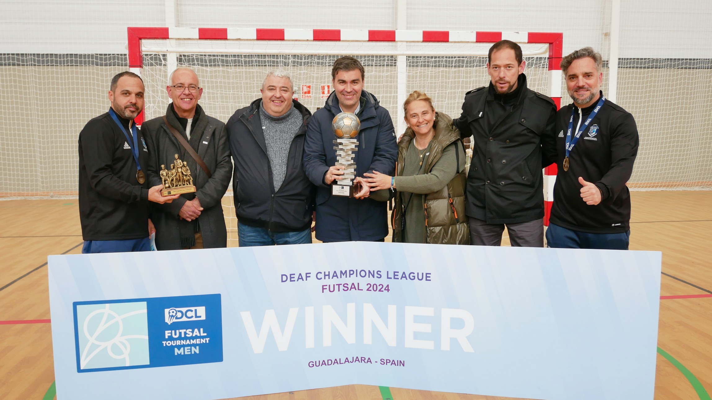 Valdeluz ejerció de anfitriona en la final del Campeonato de Europa de Fútbol Sala para Personas Sordas