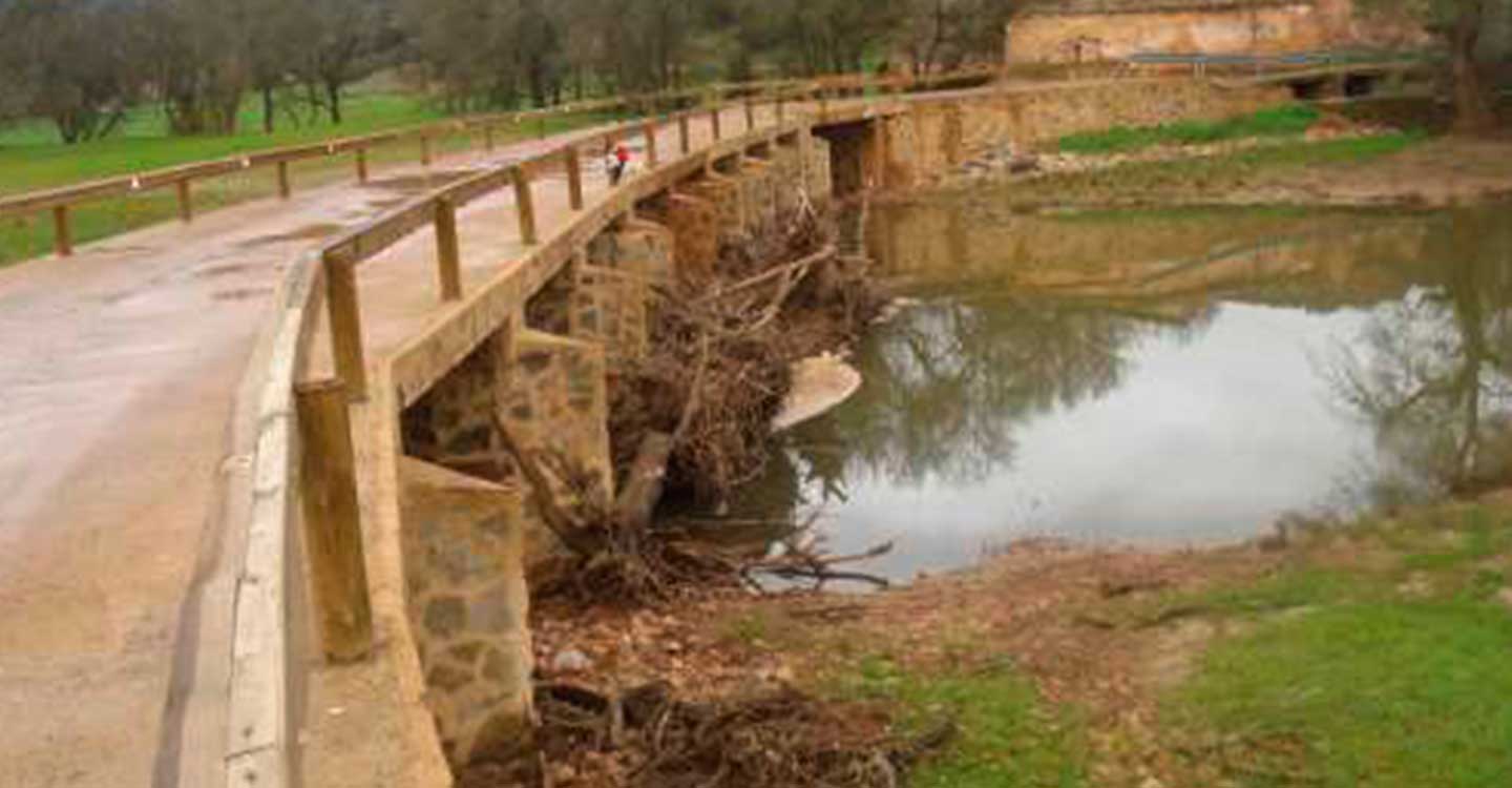 La Confederación Hidrográfica del Guadiana realiza trabajos de conservación en el tramo de río Guadiana comprendido entre el Puente de Alarcos y Luciana
