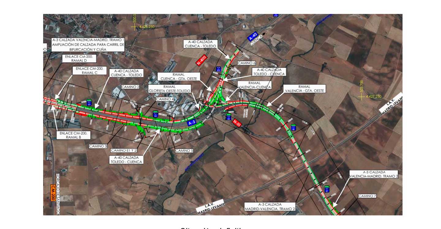 Mitma aprueba provisionalmente el proyecto de trazado del nuevo enlace entre la A-40 y la A-3, en Tarancón