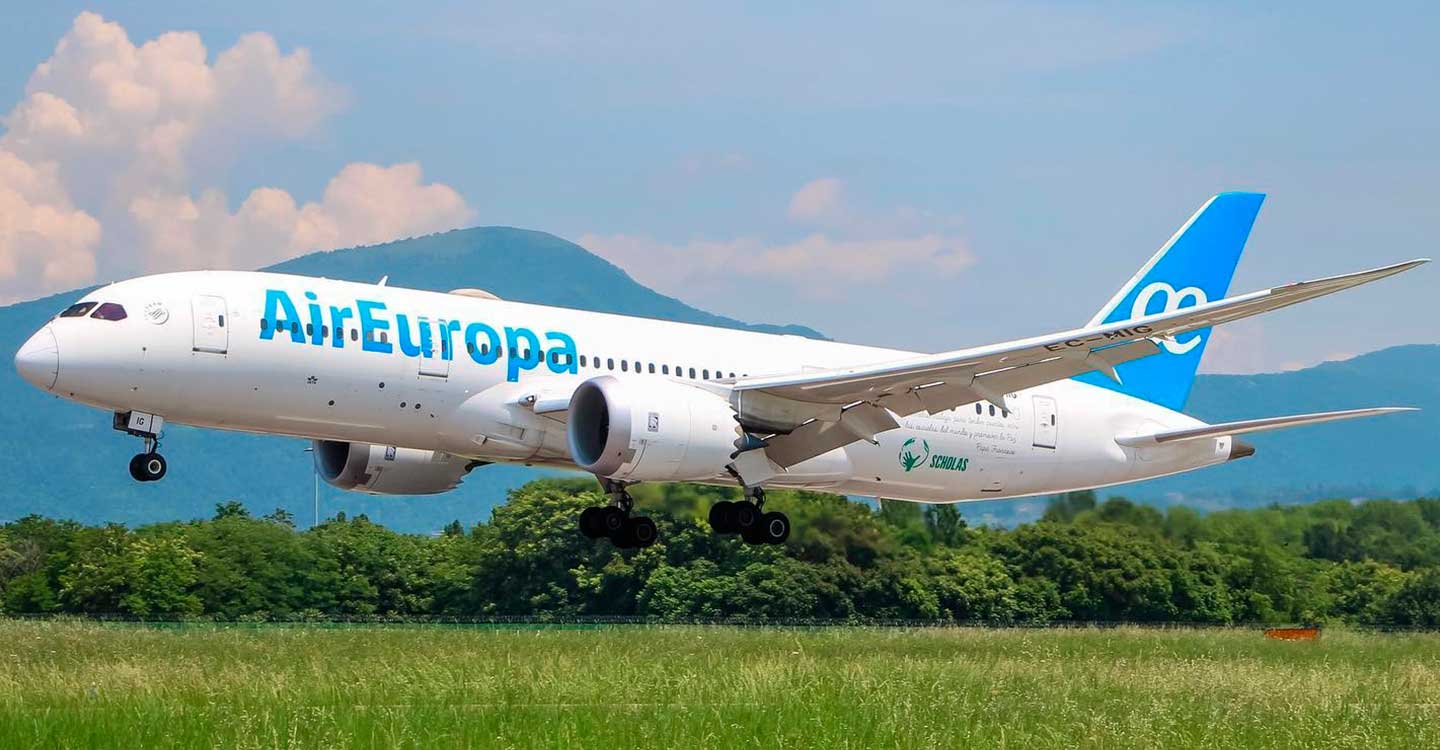 Air Europa se alza como la segunda aerolínea más puntual de Europa