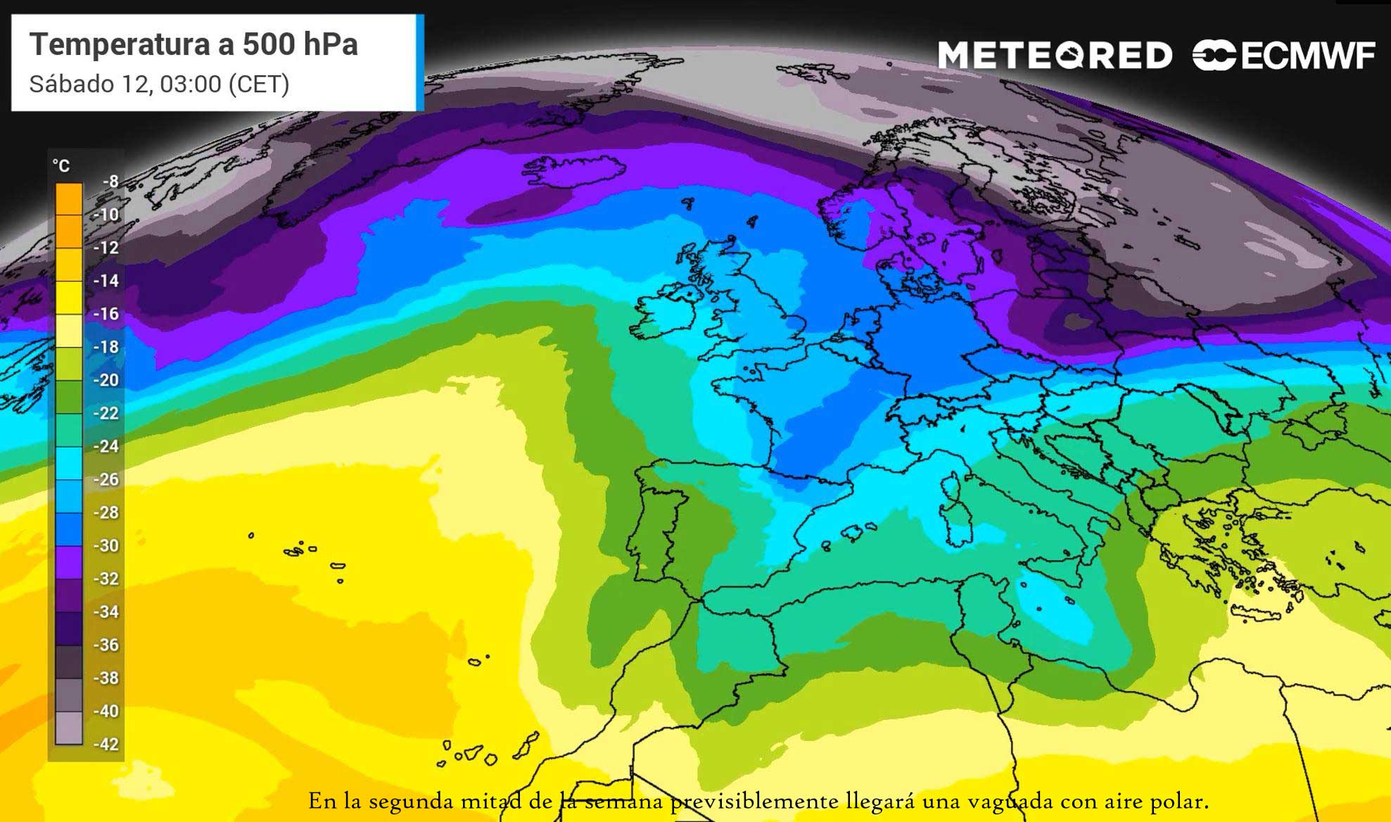 El aire polar amenaza con dejar una segunda mitad de semana inestable