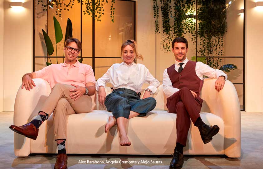 Alejo Sauras, Ángela Cremonte y Álex Barahona protagonizan "La ilusión conyugal", que podrá disfrutarse en el Teatro Bellas Artes desde el 30 de noviembre
