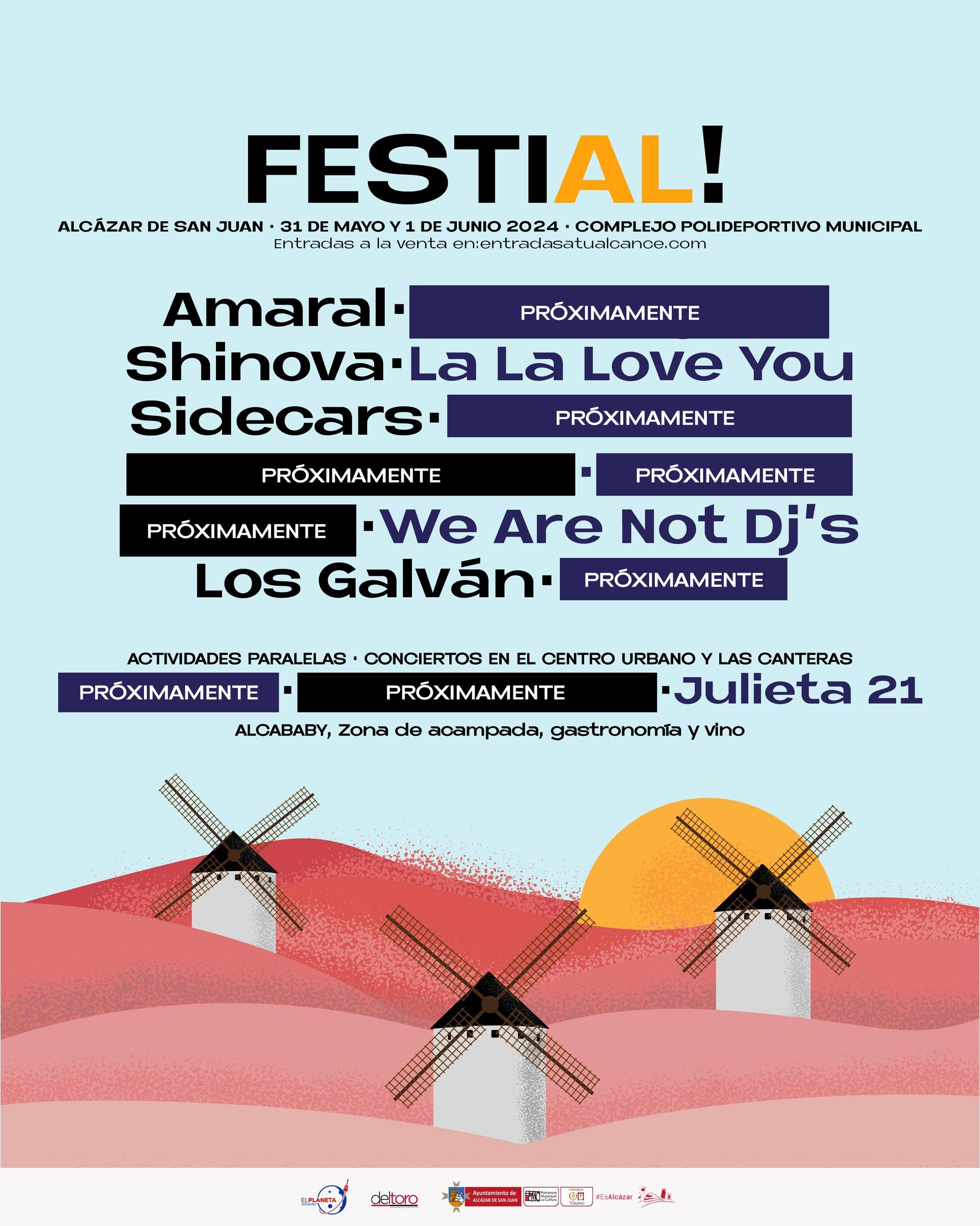 Festial! arranca motores y anuncia el cartel completo con Amaral, Shinova, Sidecars, La La Love You, We Are Not Djs, Los Galván o Julieta 21

