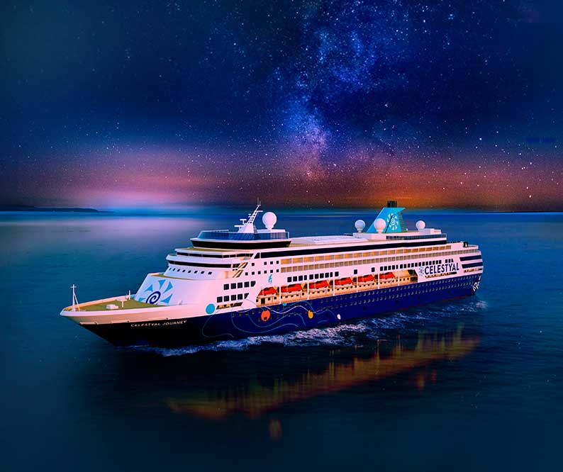 Nace una estrella: El Celestyal Journey presenta a su nuevo barco, el buque insignia de la compañía