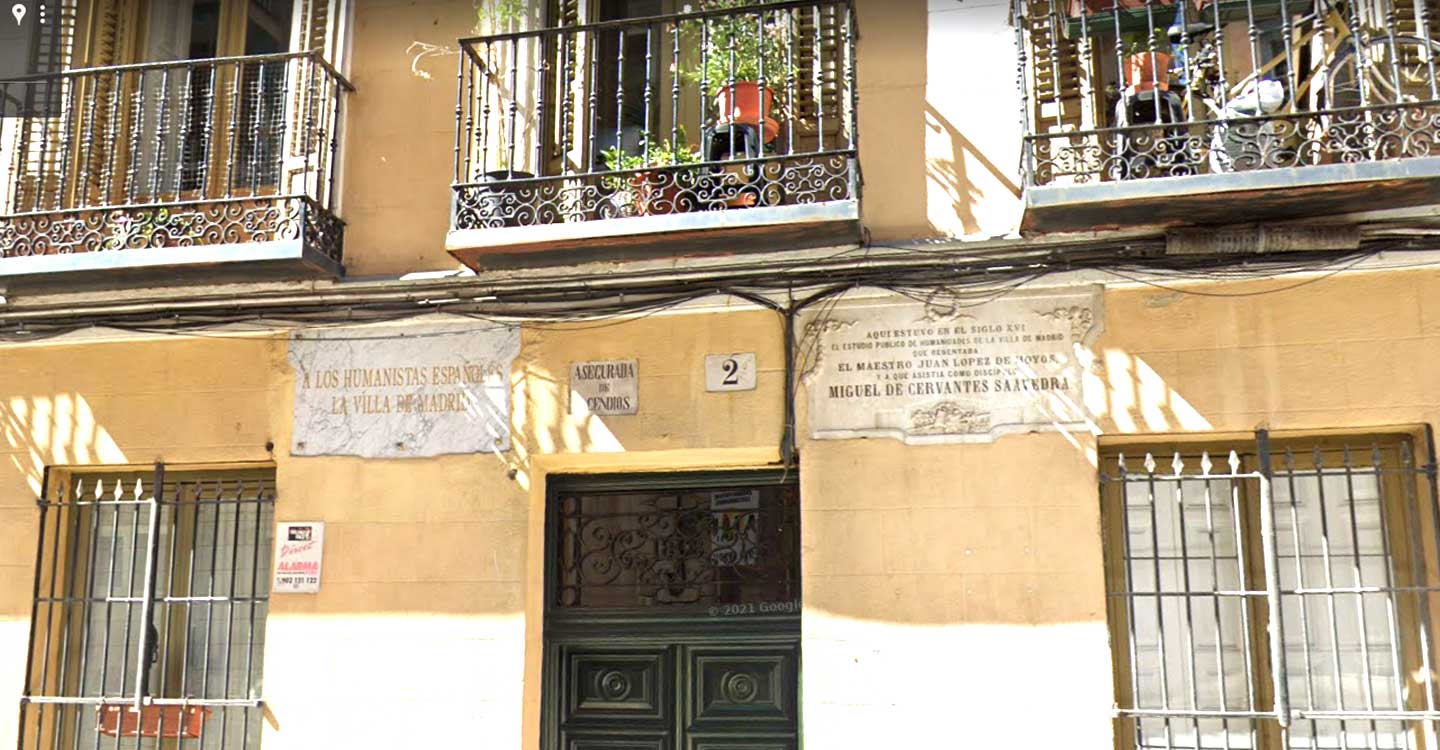 Cervantes y sus estudios en Madrid