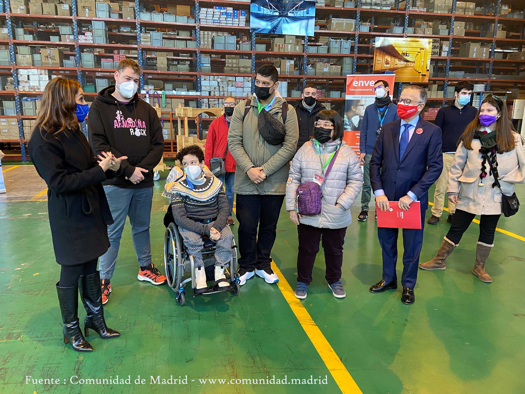 La Comunidad de Madrid inicia su programa de prácticas para personas con discapacidad intelectual en Metro