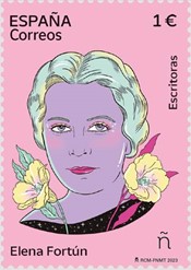 Correos emite un sello dedicado a la escritora Elena Fortún
