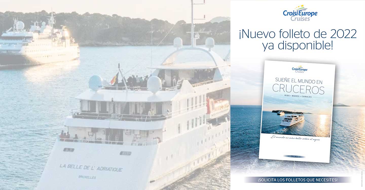 Croisieurope presenta su nuevo folleto Sueñe el mundo de los cruceros 2022