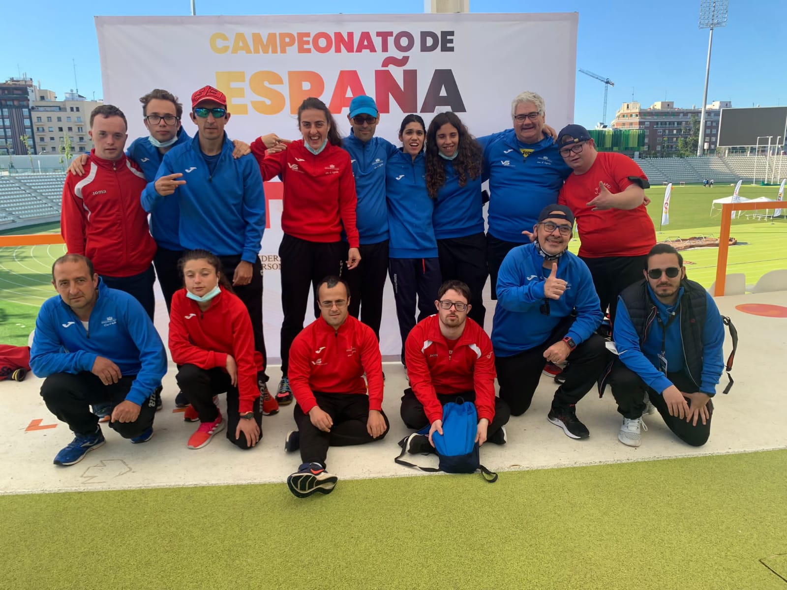 Los deportistas de ASPRONA consiguen 14 medallas en el Campeonato Nacional de Atletismo