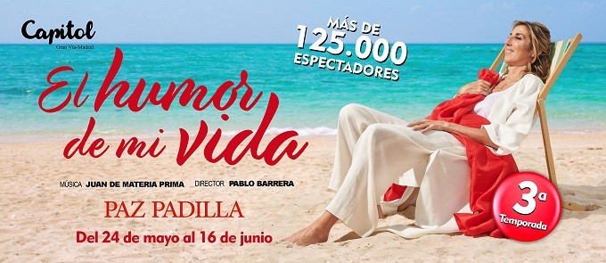 Paz Padilla regresa a Madrid con “El humor de mi vida”, su historia de amor y despedida