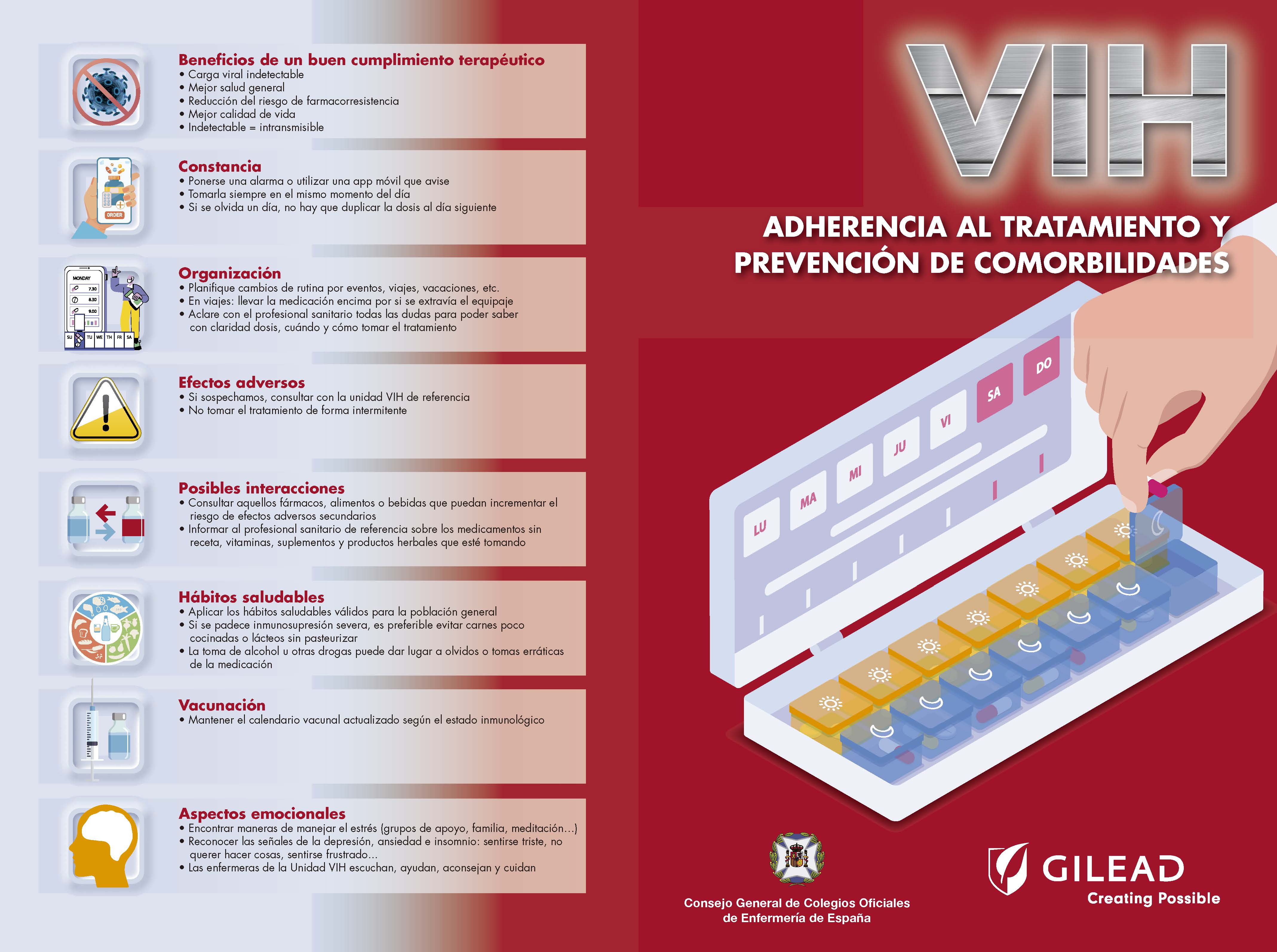 Las enfermeras recuerdan que una buena adherencia al tratamiento de VIH reduce la transmisión del virus 

