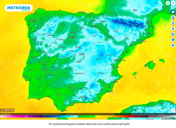 España se enfrentará a los días más gélidos del invierno