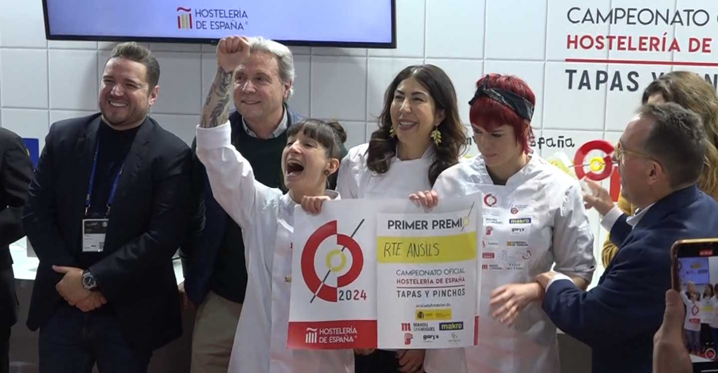 Iris Jordán Martín, ganadora del II Campeonato Oficial Hostelería de España - Tapas y Pinchos