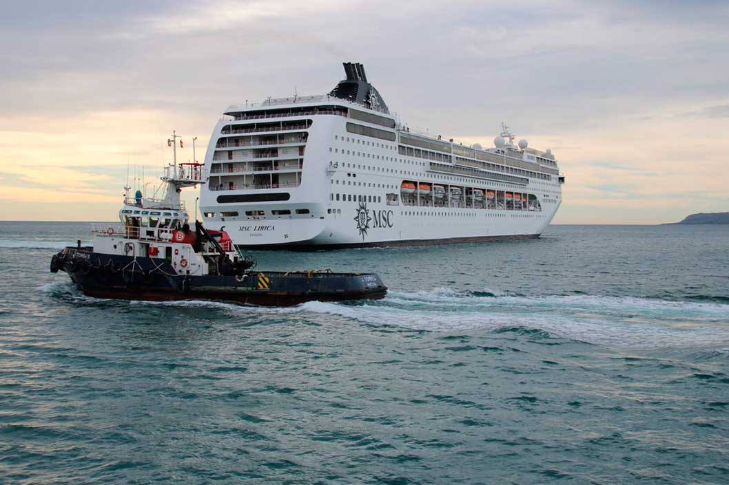 MSC Cruceros inicia su temporada 2023 con la llegada de MSC Lirica hoy al puerto de Alicante