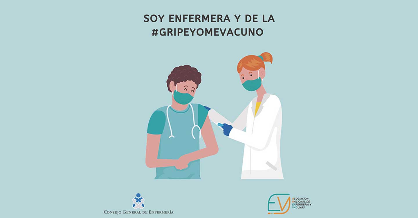 La Organización Colegial de Enfermería lanza la campaña “soy enfermera y de la #GripeYomeVacuno” con 10 razones por las que inmunizarse contra la enfermedad