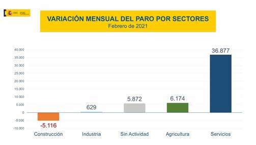 Variación Mensual Paro