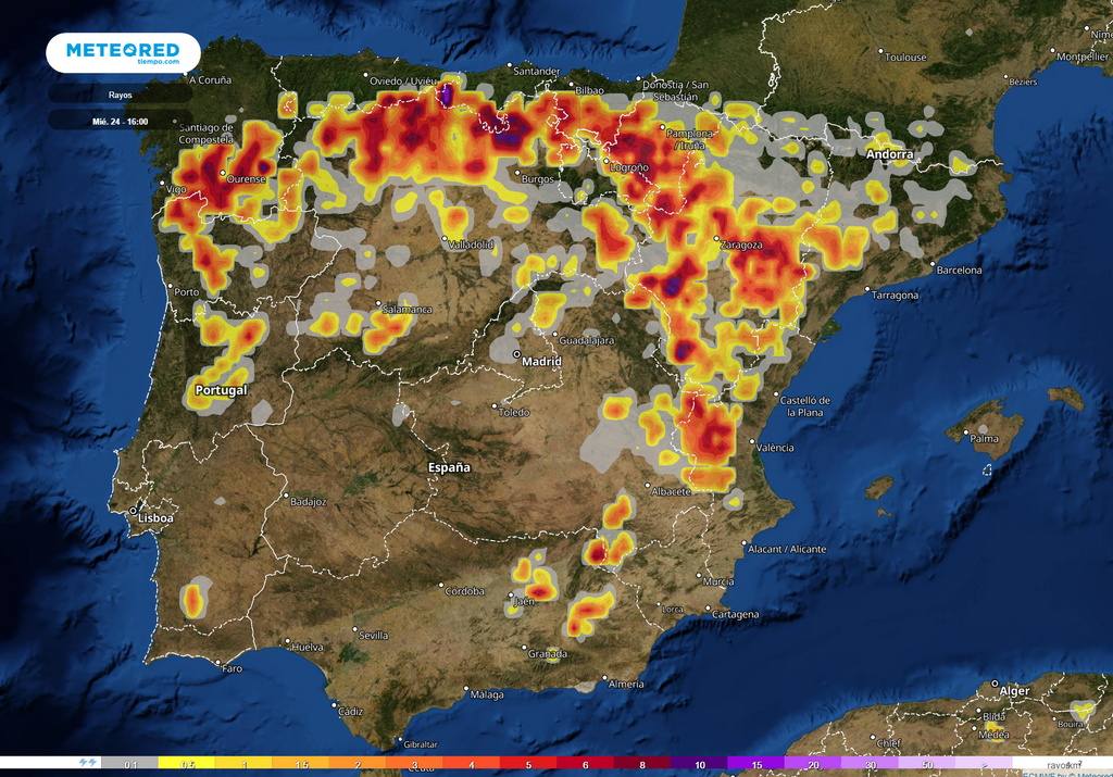 Semana amenazada por vaguadas y DANAS que dejarán tormentas con granizo