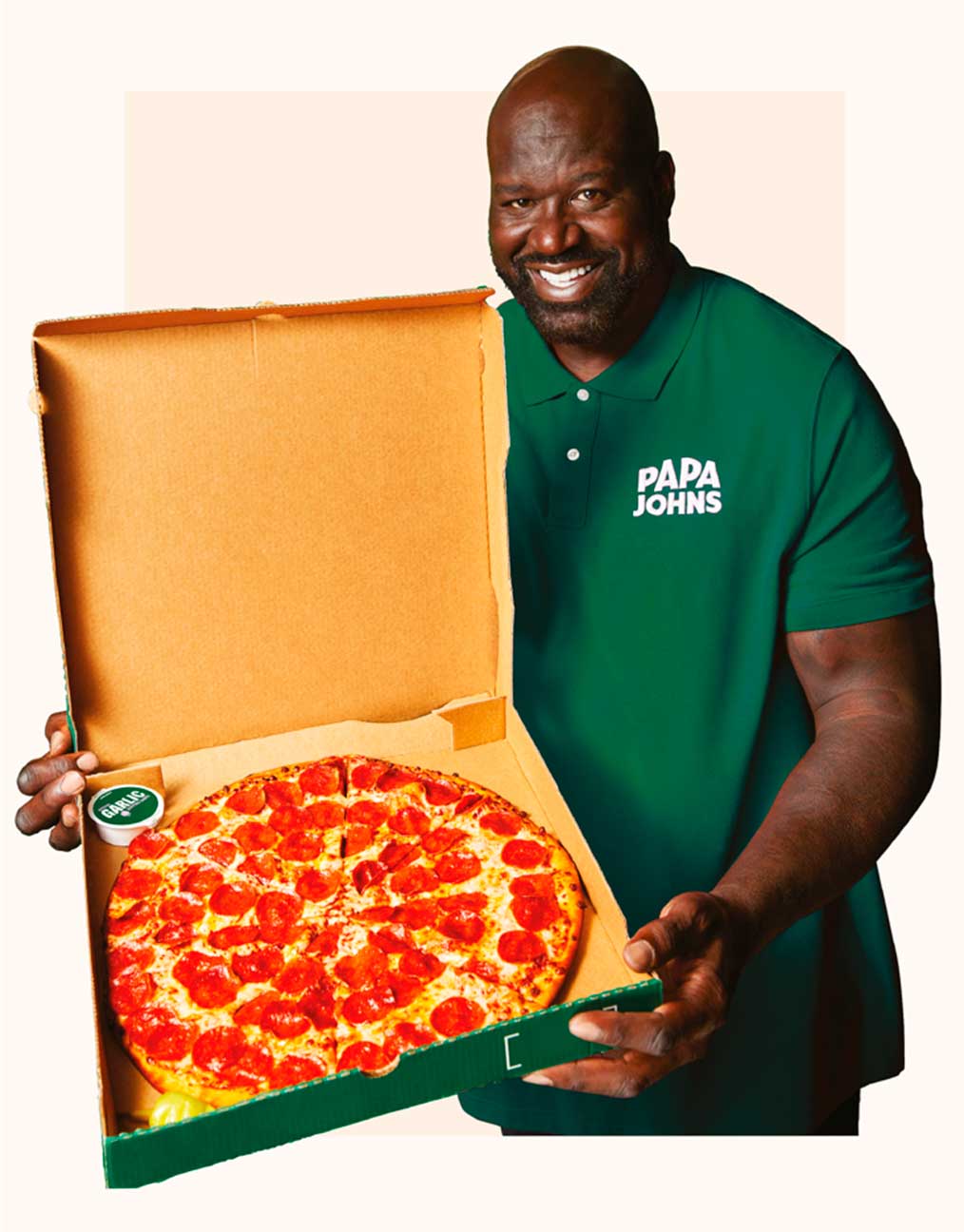 Shaq-a-Roni, la pizza solidaria de Papa Johns y Shaquille O'Neal, por fin llega a España