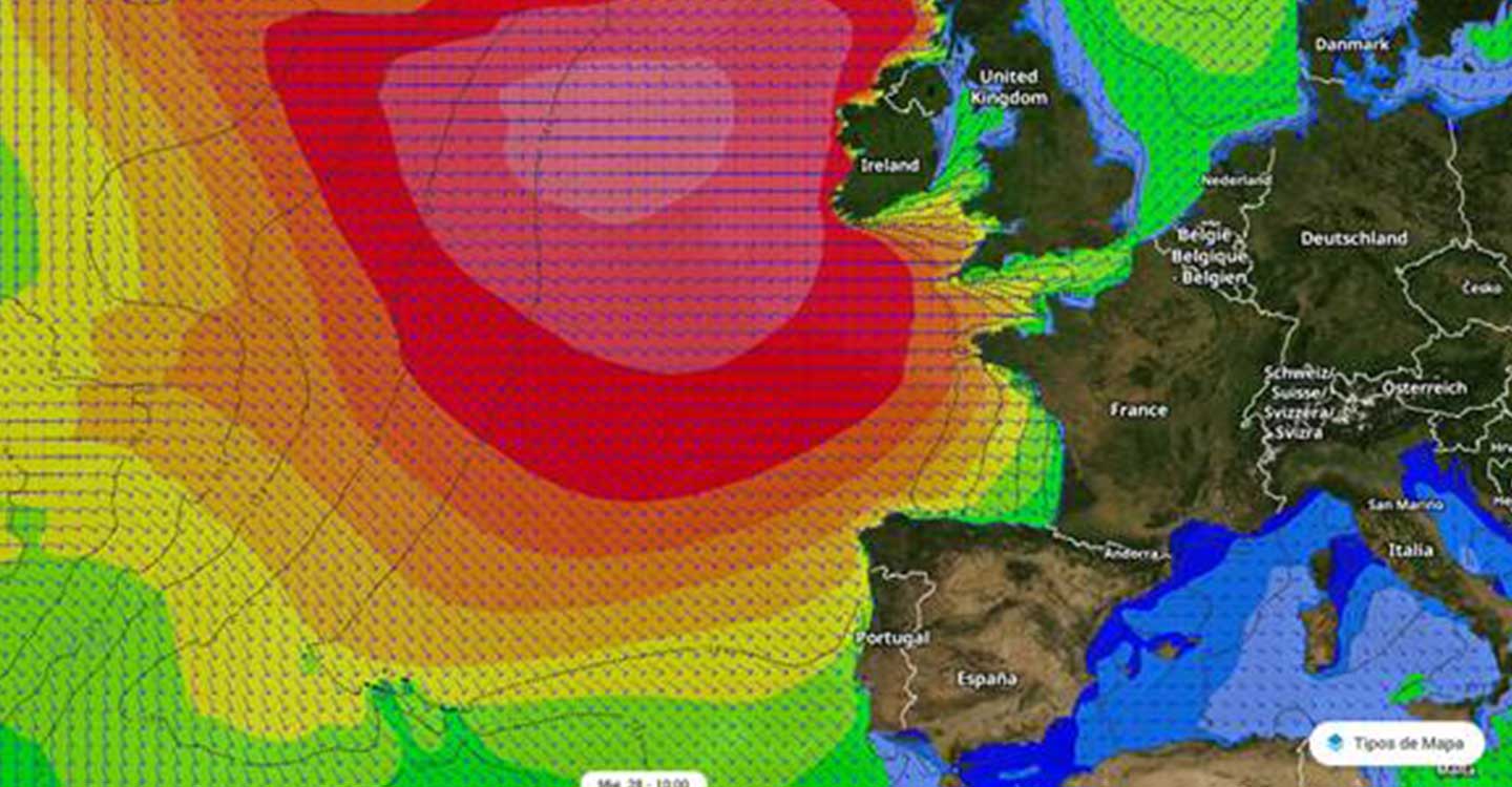 Superborrasca en el Atlántico Norte para despedir el mes de octubre