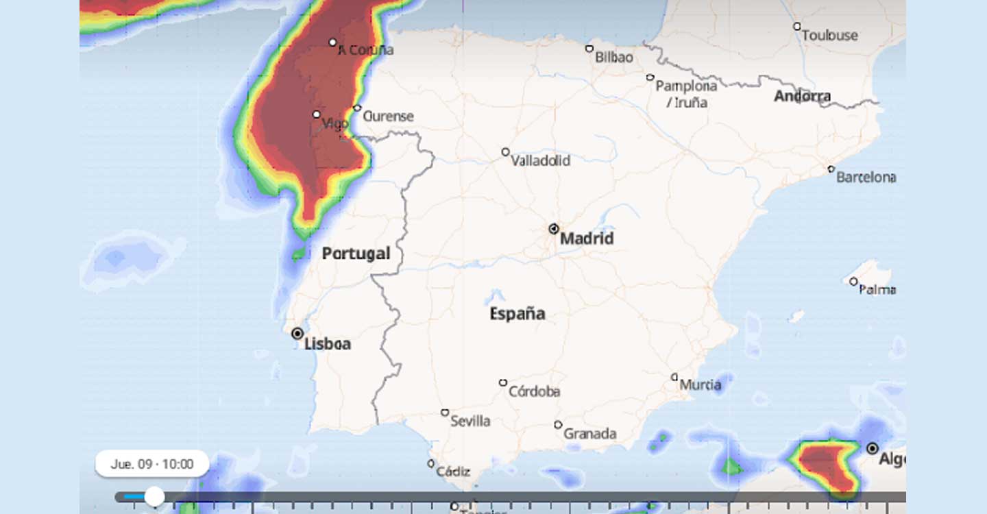 Nuevo frente frío llega a la Península este fin de semana 