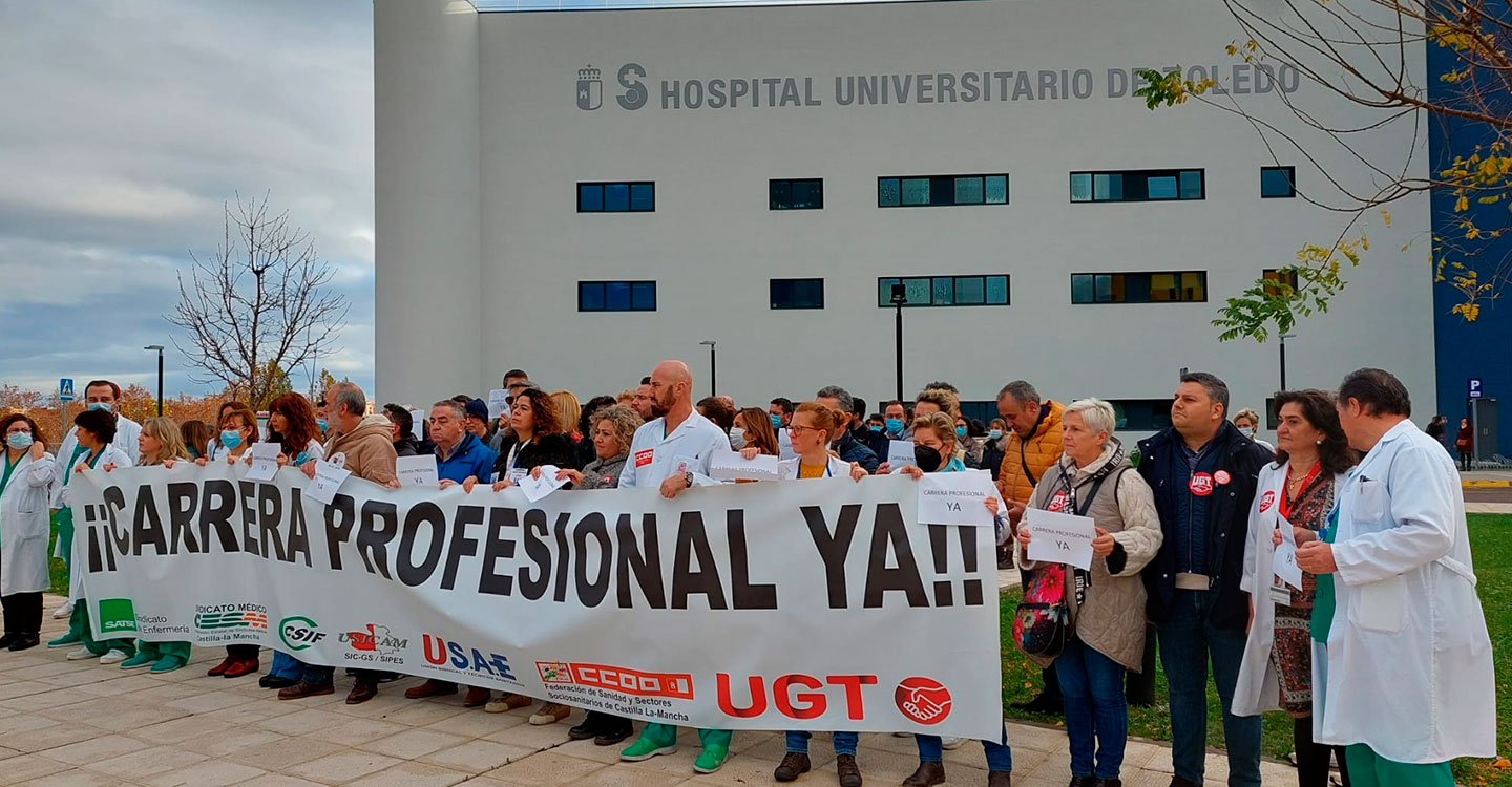 El secretario general de UGT CLM, Luis Manuel Monforte, exige la reanudación inmediata de la Carrera Profesional 