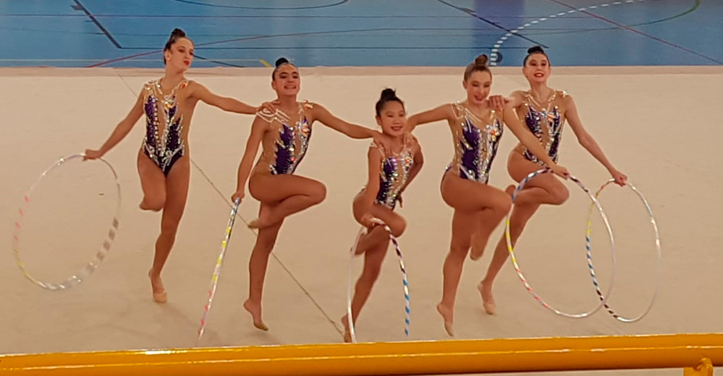 La gimnasta fadriqueña Noa Mollejo, se proclama campeona de Castilla-La Mancha en Pedro Muñoz