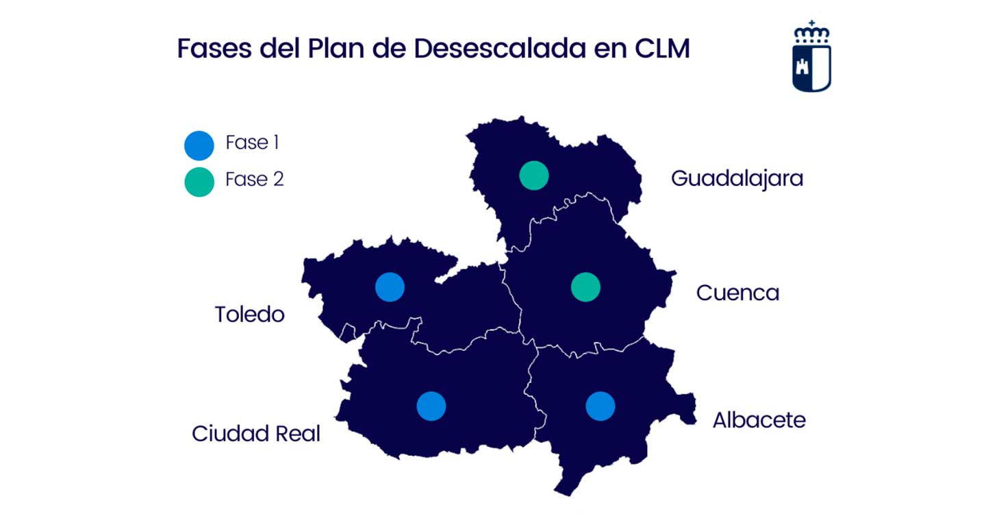 Tres de las provincias de Castilla-La Mancha no registraron fallecidos por COVID-19 en el día de ayer