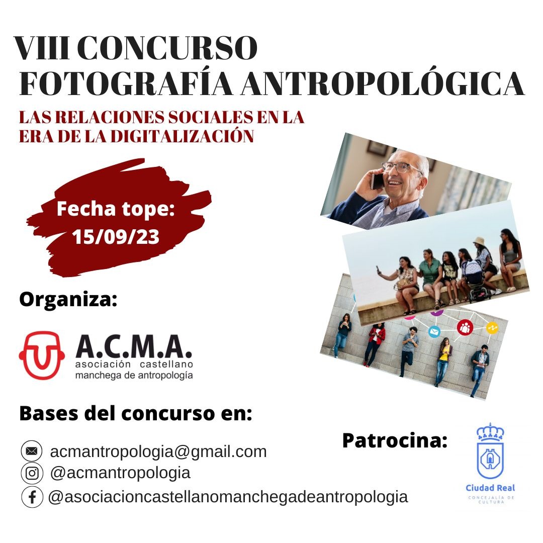 ACMA convoca su VIII Concurso de Fotografía Antropológica