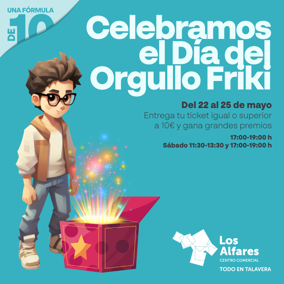 Los Alfares celebra el Día del Orgullo Friki con una ruleta de grandes premios