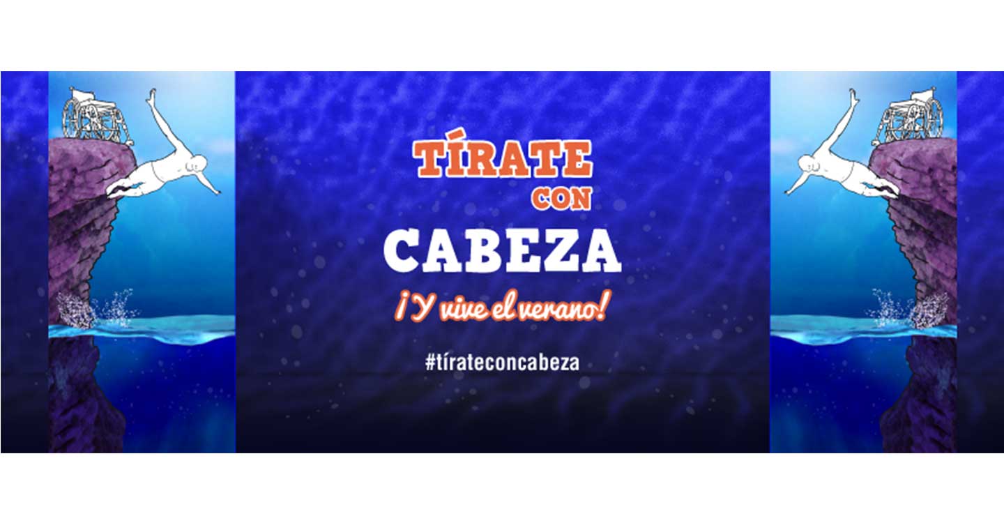 ASPAYM promueve la campaña “Tírate con cabeza” para prevenir las lesiones medulares por zambullida