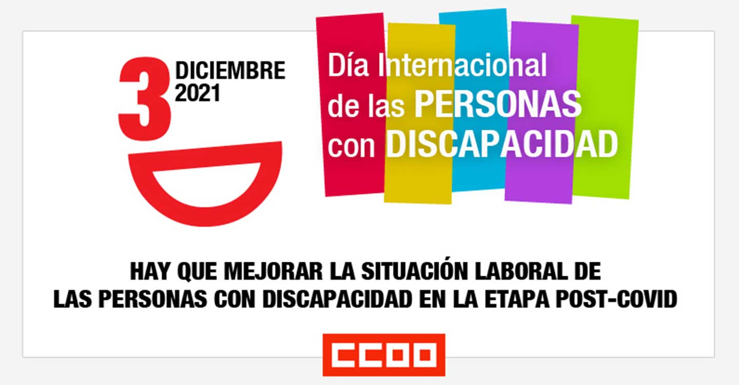 CCOO CLM pide que se mejore la situación laboral de las personas con discapacidad en la etapa post-Covid