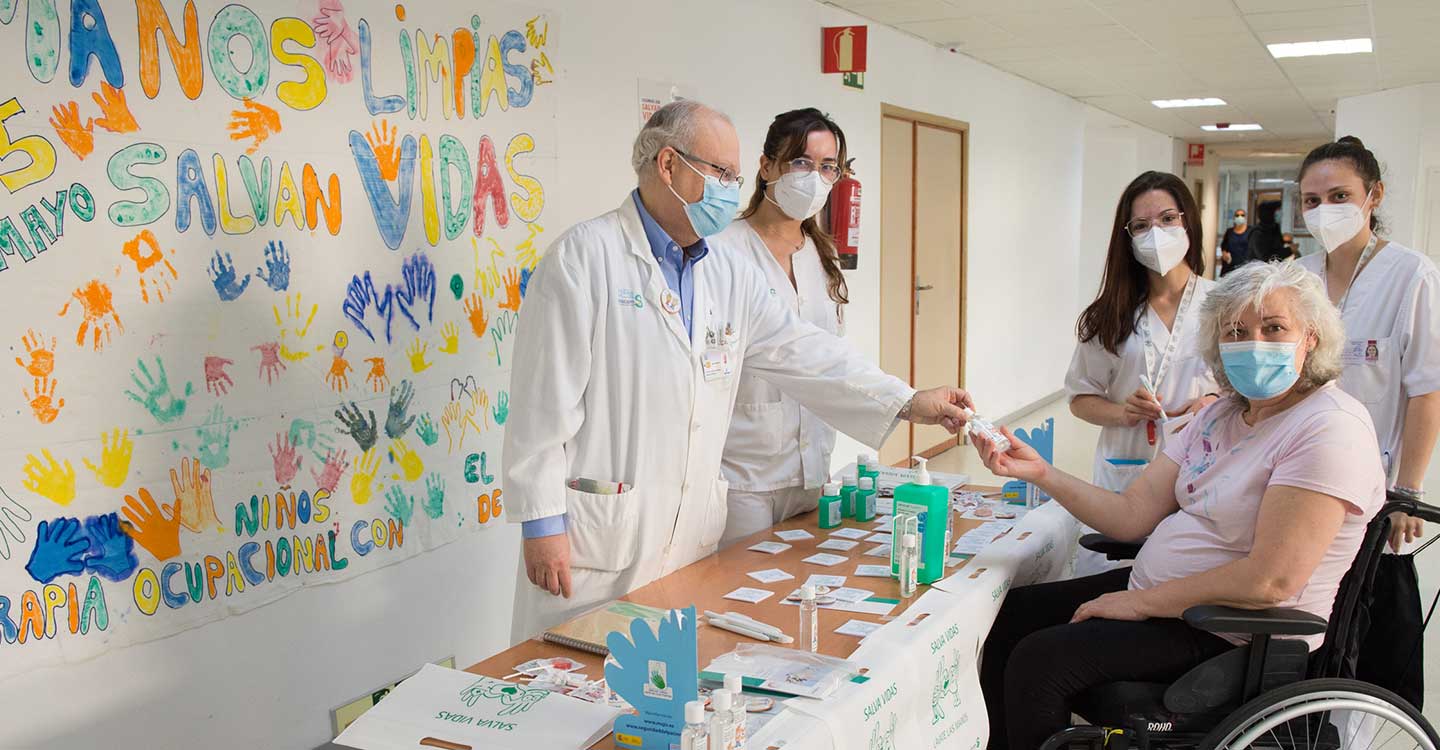 Los centros sanitarios de Castilla-La Mancha se suman a la campaña de la OMS para concienciar sobre la importancia de la higiene de manos