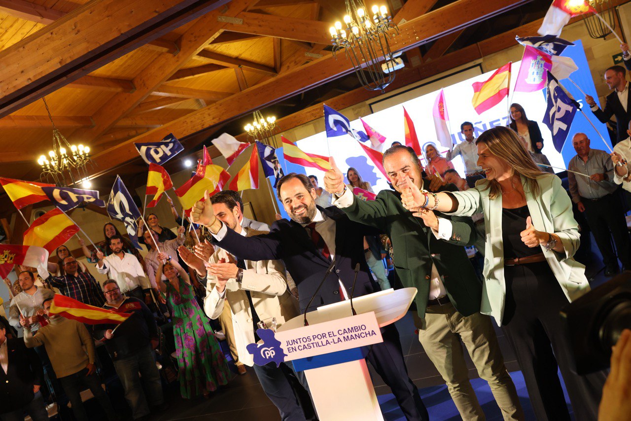 Núñez cierra campaña pidiendo el voto para conquistar el futuro de la región: “Castilla-La Mancha es mi pasión y le voy a devolver todo lo que me ha dado con creces”
