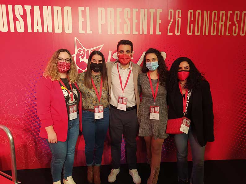 Cinco jóvenes castellano-manchegos entran a formar parte de la estructura orgánica de Juventudes Socialistas de España 