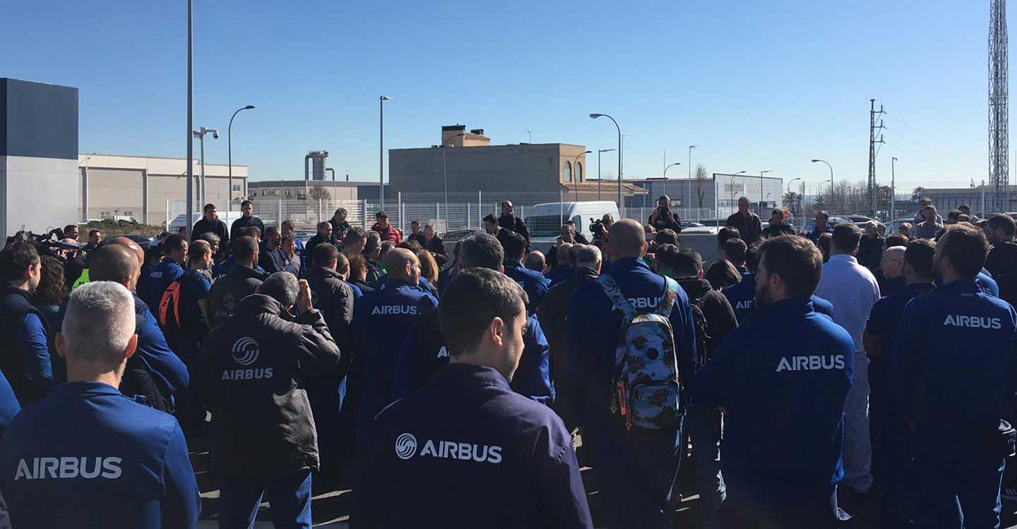 UGT FICA CLM rechaza los despidos en Airbus y baraja un calendario de movilizaciones para salvar el empleo