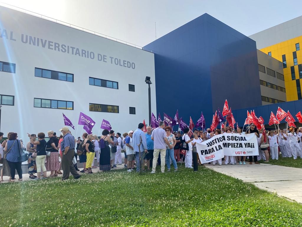 concentración Limpieza Hospital Toledo