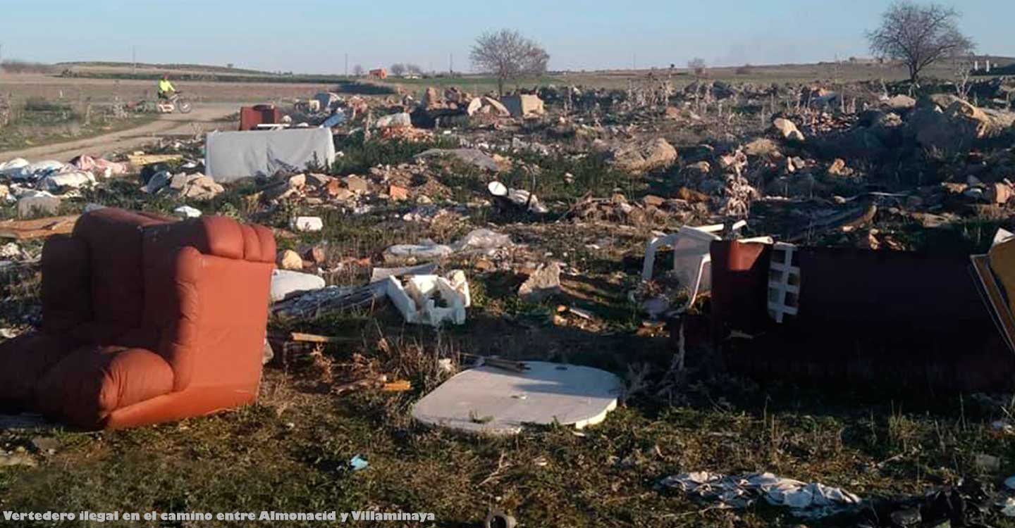 Cs Toledo alerta sobre la proliferación de vertederos ilegales y exige a la Diputación que inste a los municipios a cumplir con su deber de control