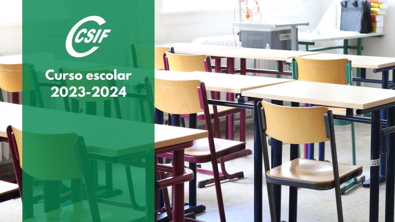 CSIF denuncia que hay menos tiempo para preparar las clases y más carga burocrática que nunca 