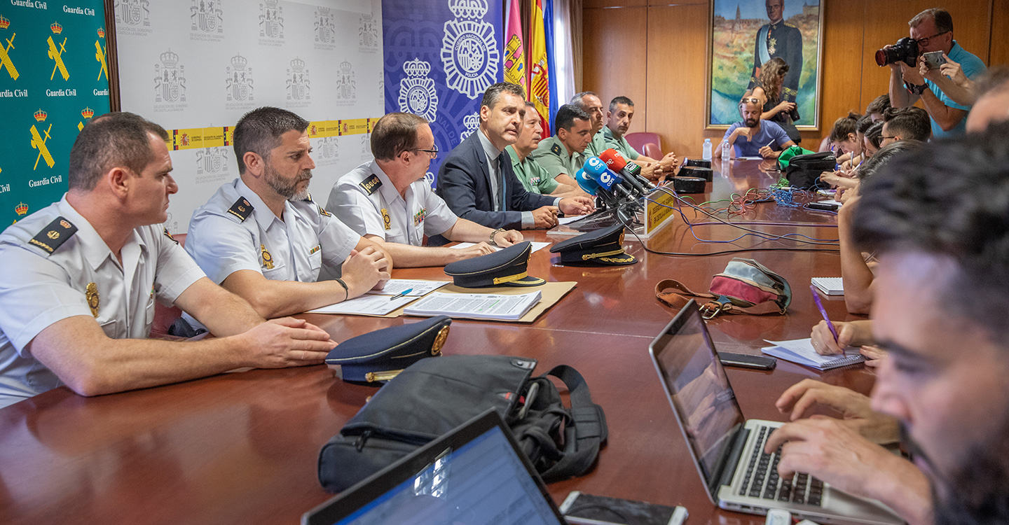 Detenidos en Toledo los 11 integrantes de un grupo criminal especializado en el robo y despiece de vehículos