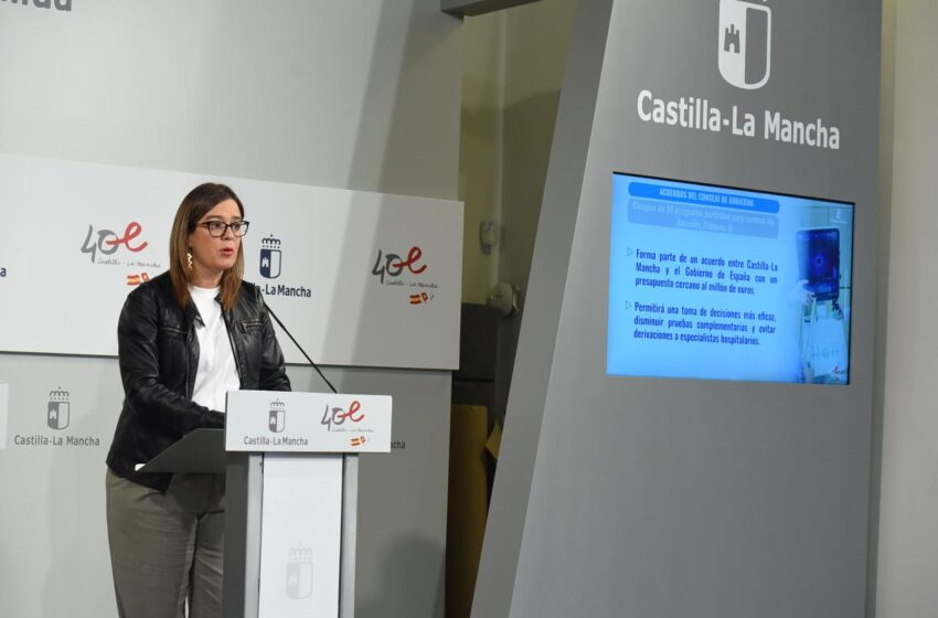 Todos los centros de salud de Castilla-La Mancha dispondrán de ecógrafos portátiles fruto de la renovación tecnológica de la Atención Primaria