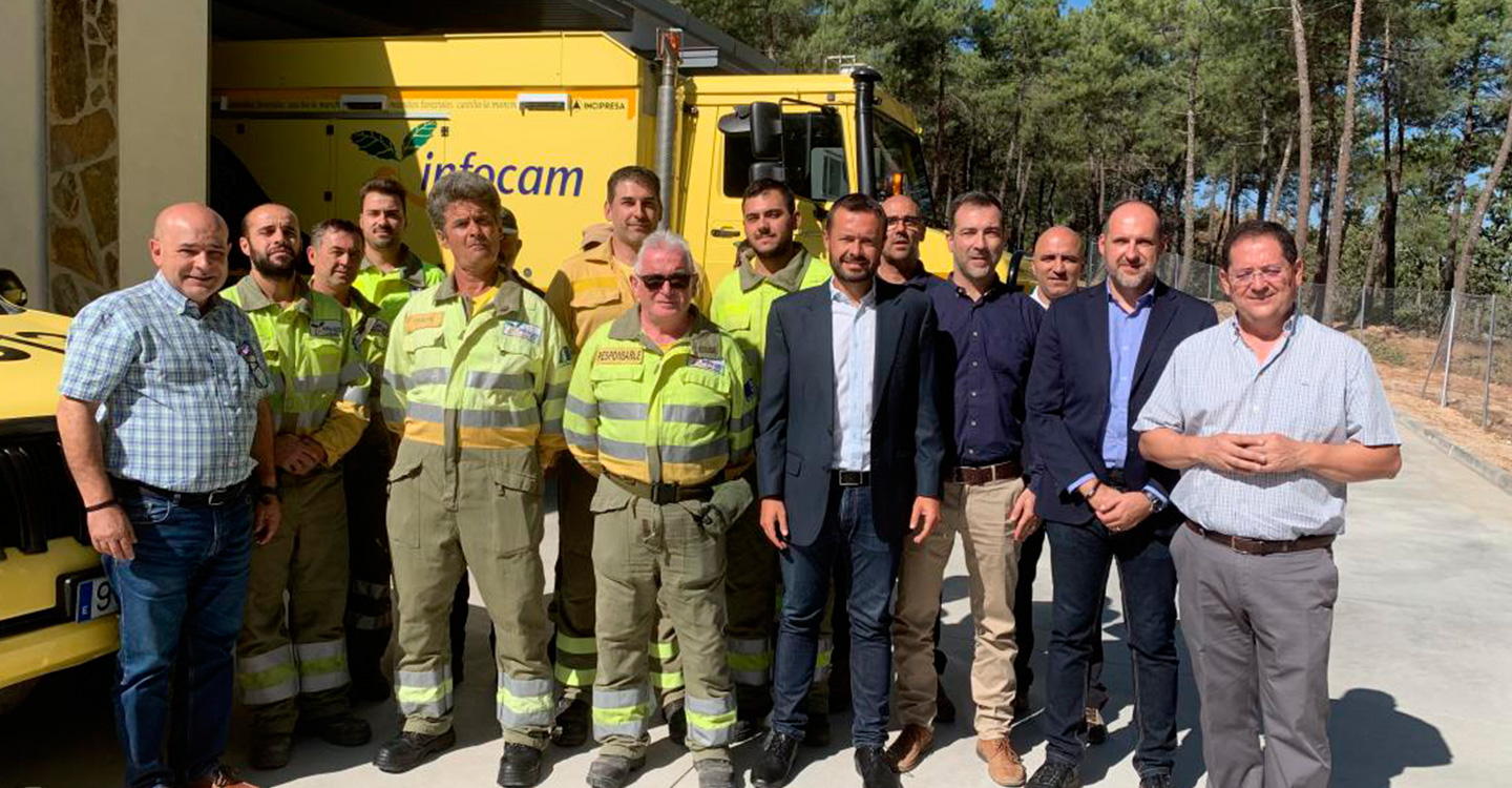  El Gobierno de Castilla-La Mancha refuerza los medios contra los incendios con una nueva base del retén de Navamorcuende