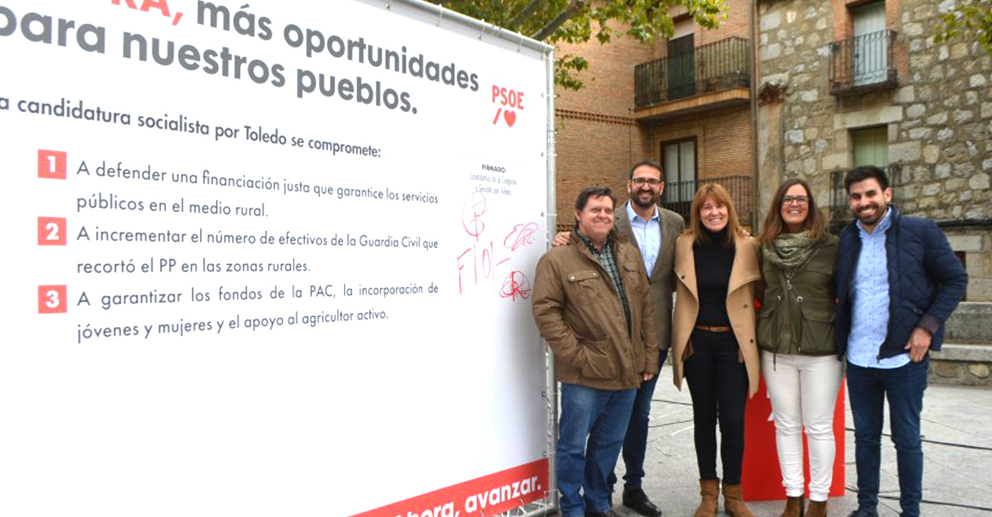 El PSOE se compromete a defender en el Congreso y en el Senado más oportunidades para nuestros pueblos