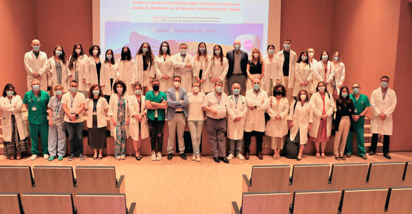 Estudiantes de Medicina de la UCLM conocen las instalaciones del Hospital Universitario de Toledo donde cursarán sus estudios 