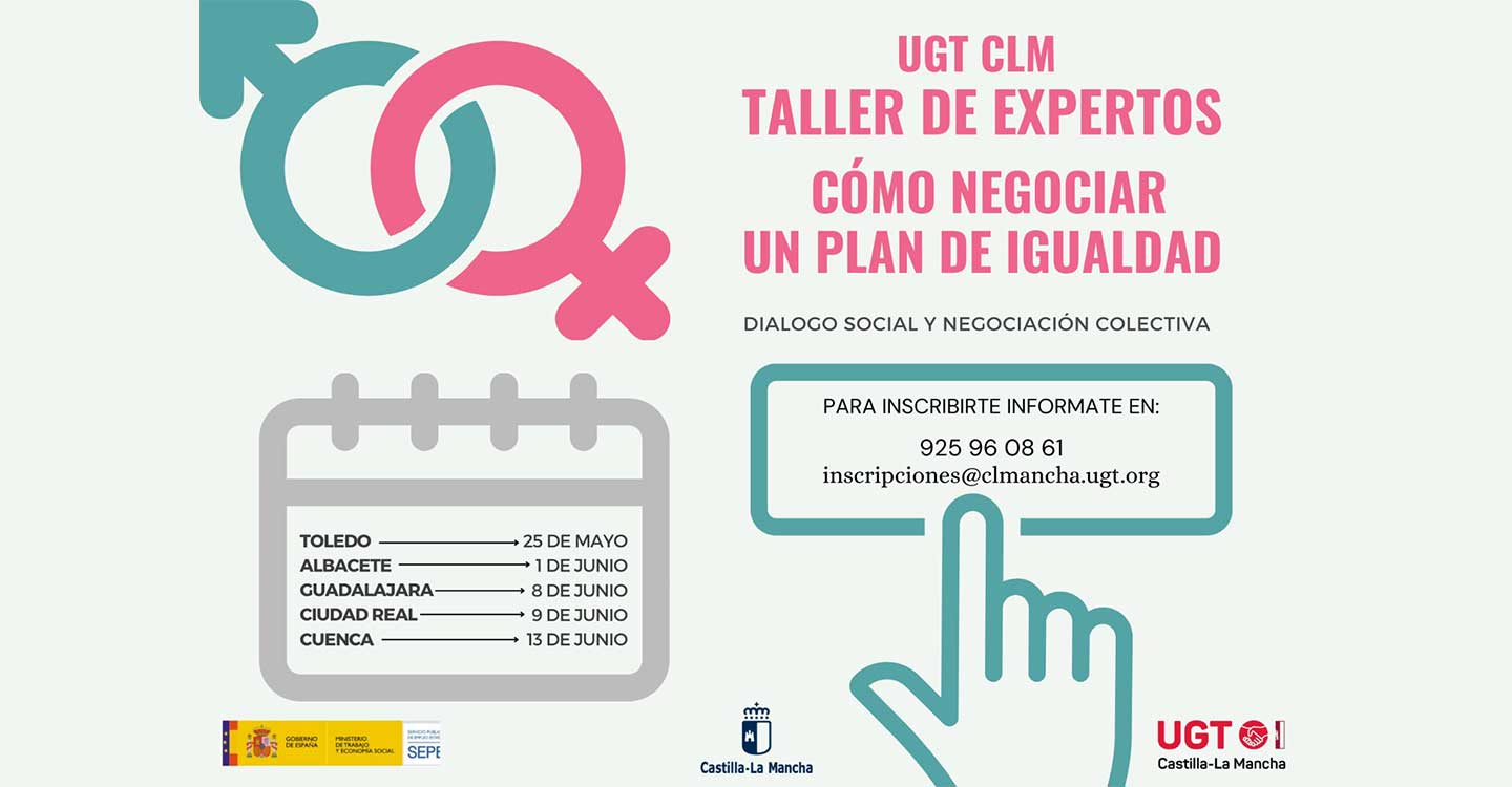 UGT Castilla-La Mancha forma en la negociación de los Planes de Igualdad de las empresas